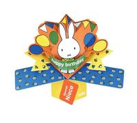 Second Nature Pop Ups Miffy 3D Pop Up Niece Birthday Card Cute Licensed Character Keepsake Card Collectable Greeting Card - Vibrant, Branded Design, Eco-Friendly, Keepsake, Colourful, Personalised