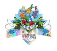Second Nature Pop Ups Mr. Men Little Miss Happy Birthday To You 13 Today 3D Pop Up 13th Birthday Card Collectable Greeting Card - Vibrant Design, Keepsake, Eco-Friendly, Nostalgic, Kids Birthday