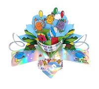 Second Nature Pop Ups Mr. Men Little Miss Happy Birthday To You 5 Today 3D Pop Up 5th Birthday Card Collectable Greeting Card - Vibrant Design, Cartoon Characters, Keepsake, Eco-Friendly, Unisex