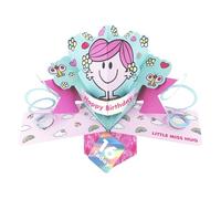 Second Nature Pop Ups Mr. Men Little Miss Hug 16 Today 3D Pop Up 16th Birthday Card Keepsake For Her Collectable Greeting Card - Nostalgic Cartoon Characters, Vibrant, Cheerful Branded Design