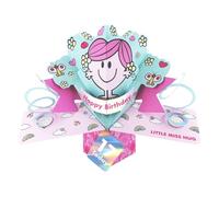 Second Nature Pop Ups Mr. Men Little Miss Hug 17 Today 3D Pop Up 17th Birthday Card Keepsake For Her Collectable Greeting Card - Vibrant Design, Eco-Friendly, Heartfelt, Keepsake, Nostalgic