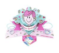 Second Nature Pop Ups Mr. Men Little Miss Hug 20 Today 3D Pop Up 20th Birthday Card Keepsake For Her Collectable Greeting Card - Vibrant, Nostalgic Characters, Eco-Friendly, Keepsake, Milestone