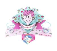 Second Nature Pop Ups Mr. Men Little Miss Hug 32 Today 3D Pop Up 32nd Birthday Card Keepsake For Her Collectable Greeting Card - Vibrant, Flowers, Hearts, Eco-Friendly, Keepsake, 3D Freestanding