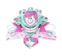 Second Nature Pop Ups Mr. Men Little Miss Hug 35 Today 3D Pop Up 35th Birthday Card Keepsake For Her Collectable Greeting Card - 3D Design, Vibrant, Eco-Friendly, Keepsake, Nostalgic Characters