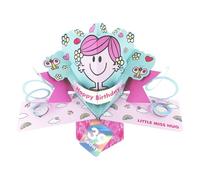 Second Nature Pop Ups Mr. Men Little Miss Hug 39 Today 3D Pop Up 39th Birthday Card Keepsake For Her Collectable Greeting Card - Vibrant Colours, Nostalgic Design, Eco-Friendly, Keepsake