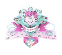 Second Nature Pop Ups Mr. Men Little Miss Hug Niece 3D Pop Up Birthday Card Collectable Greeting Card - Heartfelt, Vibrant, Eco-Friendly, Charming, Keepsake, Nostalgic Cartoon Characters