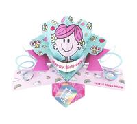 Second Nature Pop Ups Mr. Men Little Miss Hug Sister 3D Pop Up Birthday Card Licensed Keepsake Card Collectable Greeting Card - Vibrant Design, Eco-Friendly, Nostalgic Gift, Sisterly Love