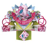 Second Nature POP063 Pop Up Greeting Card for a Female Birthday