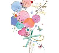 Second Nature Sister Birthday Card 'to My Amazing Sister on Your Birthday'. MAG005A