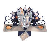 Second Nature Super Son-In-Law Happy Birthday Pop-Up Greeting Card Pop Up Cards POP198MC14