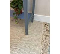 Second Nature Tarkarli Rug Textured And Hand Woven - Cotton - L90 X W150 - Natural