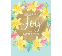 Second Nature Wishing You Joy at Easter Time Daffodil Delight! Easter Greeting Card ESLM003