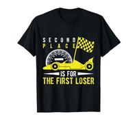 Second Place is for First Loser Mini Auto Drag Slot Trace T-Shirt