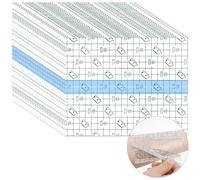 Second Skin Tattoo Cover,50pcs Tattoo Aftercare Waterproof Bandage,Waterproof Stretch Adhesive Bandage Assortment,Second Skin Healing Protective Bandagestattoo Clear Covering,10×15cm