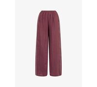 Second Summer Womens Second Summer La Mar Wide-Leg Linen Trousers Cherry XS/S