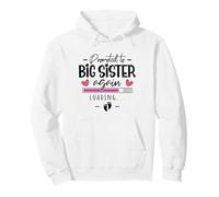 Second Time Big Sister Est 2027 Promoted to Big Sister Again Pullover Hoodie