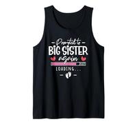 Second Time Big Sister Est 2027 Promoted to Big Sister Again Tank Top