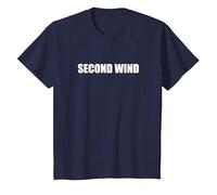 Second Wind T-Shirt, Youth, Navy Blue, 2T