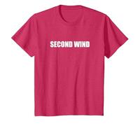 Second Wind T-Shirt, Youth, Red Heather, Large