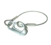 Secondary Coupling Cable With Forged Snap Hook & Eyelet 500mm MU4987B