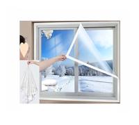 Secondary Glazing Kit - Transparent Window Insulation Film with Heat-Insulating and Cold-Proof Curtains for Home Protection from Dust