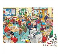 Secondary School Staff Room Wooden Jigsaw Puzzle Waterproof 1000 Piece Puzzles for Adults Impossible Home Decoration