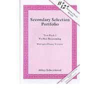 [Secondary Selection Portfolio: Verbal Reasoning Practice Papers (Multiple-choice Version) Test Pack 1 * *] [by: Athey Educational]