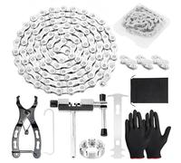 Seconero Bike Chain Tool Kit, 6/7/8 Speed Chain 116 Links (1/2x3/32), Mountain Road Bike Chain Tool Kit with Chain Breaker, Splitter, Link Pliers for MTB Bikes Racing Cycling