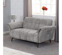 Seconique Amalfi 2 Seater Sofa - Grey Fabric, Grey