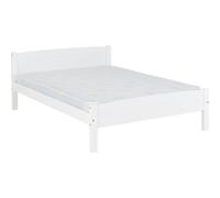 Seconique Amber 4'6" Double Bed in White