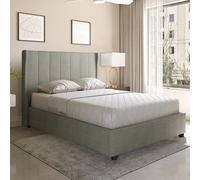 Seconique Bed Amelia Plus 4'6" Double Storage Lift – Dark Grey Fabric