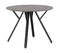 Athens Round Dining Table Concrete Effect - Concrete Effect
