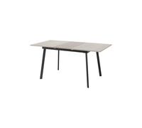 Avery Extending Dining Room Table - Concrete & Grey Oak Effect