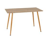 Seconique Dining Table Barley – Oak Veneer – Seats up to 4 – L70 x W120 x H76 cm
