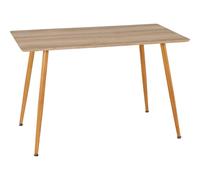 Seconique Dining Table Barley – Oak Veneer – Seats up to 4 – L70 x W120 x H76 cm