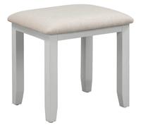 Seconique Bordeaux Dressing Table Stool in Light Grey Seconique Light Grey