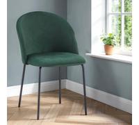 Seconique Boston Chairs Emerald Green Velvet (Box Of 4)