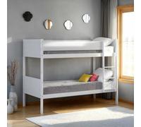 Seconique Bruno 3Ft Bunk Bed White Perfect For Children's Rooms