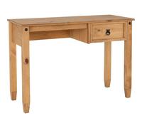 Seconique Budget Mexican Study Desk in Distressed Waxed Pine