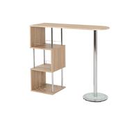 Seconique Charisma Home Bar Table in Light Oak Seconique Light Oak