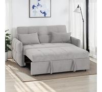 Seconique Chelsea Sofa Bed In Silver Grey Fabric