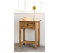 Seconique Corona Mexican Pine Telephone Table with 1 Drawer
