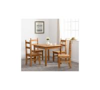 Seconique Corona Budget Dining Set in Natural Seconique Natural