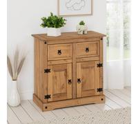 Seconique Corona Essentials 2 Door 2 Drawer Sideboard in Natural Seconique Natural