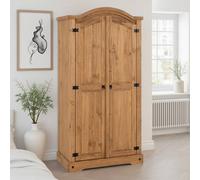 Seconique Corona Essentials 2 Door Wardrobe in Natural Seconique Natural