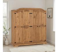 Seconique Corona Essentials 4 Door Wardrobe