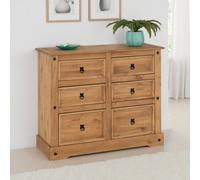Seconique Corona Essentials 6 Drawer Chest in Natural Seconique Natural