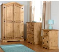 Seconique Corona Trio Set In Distressed Waxed Pine