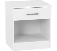 Seconique Dakota 1 Drawer Bedside in White
