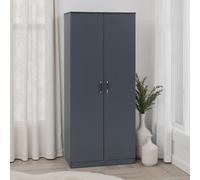 Seconique Dakota 2 Door Wardrobe Dark Grey